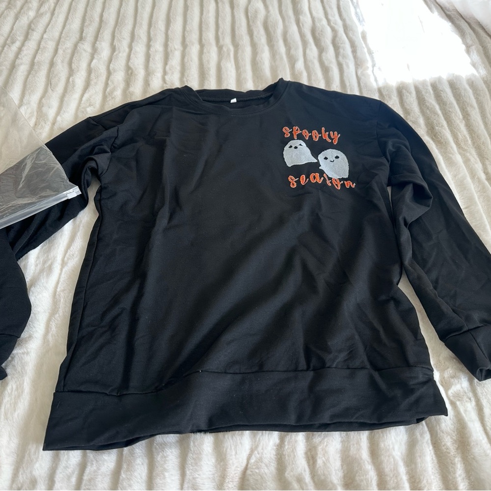 Black Spooky Season Sweatshirt